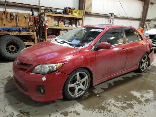 2T1BE4EE9BC047753 - 2011 TOYOTA COROLLA XRS RED photo 1