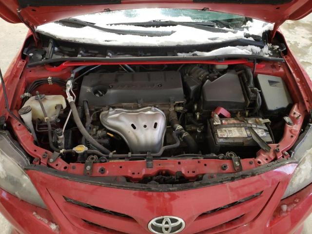 2T1BE4EE9BC047753 - 2011 TOYOTA COROLLA XRS RED photo 11