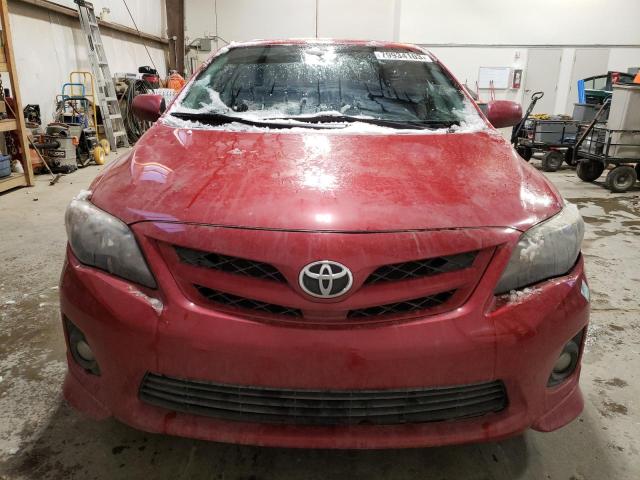 2T1BE4EE9BC047753 - 2011 TOYOTA COROLLA XRS RED photo 5