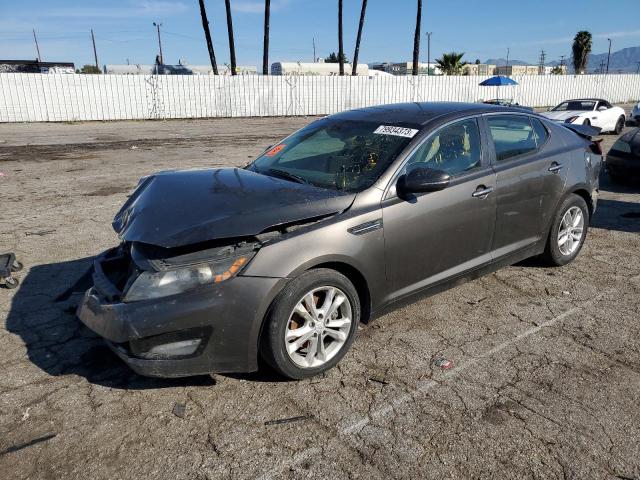 5XXGN4A70CG044084 - 2012 KIA OPTIMA EX GRAY photo 1