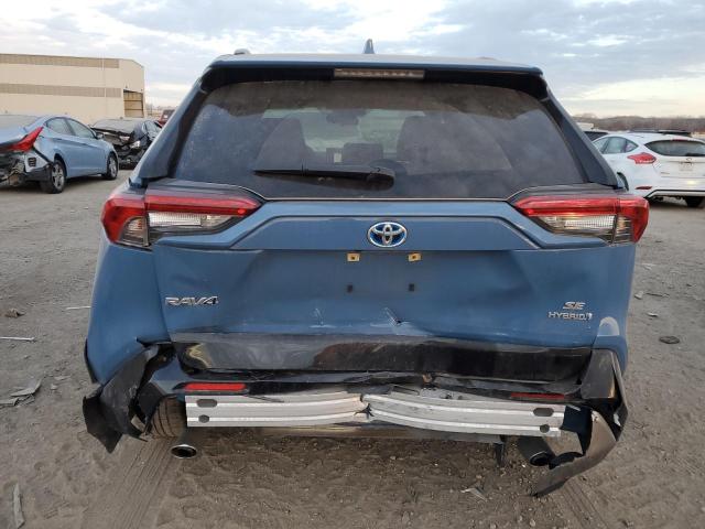 JTM16RFV3ND055908 - 2022 TOYOTA RAV4 SE BLUE photo 6