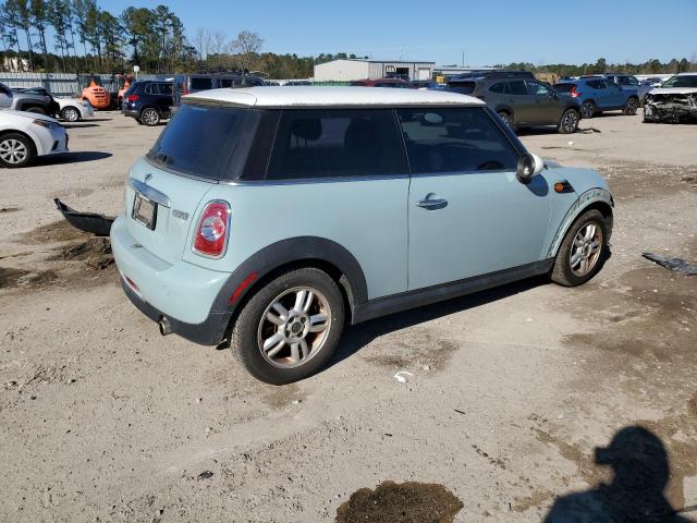 WMWSU3C57CT368102 - 2012 MINI COOPER BLUE photo 3