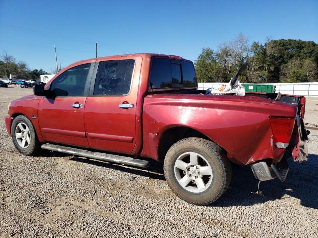 1N6AA07A44N581203 - 2004 NISSAN TITAN XE RED photo 2