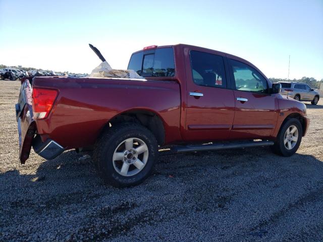 1N6AA07A44N581203 - 2004 NISSAN TITAN XE RED photo 3