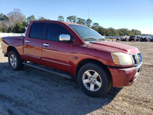 1N6AA07A44N581203 - 2004 NISSAN TITAN XE RED photo 4