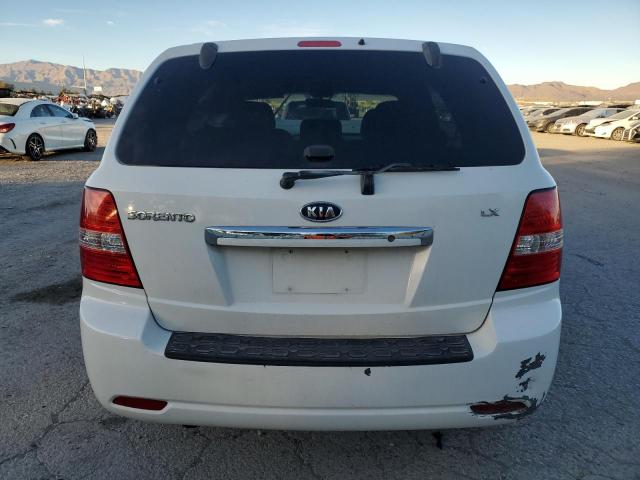 KNDJD735685833034 - 2008 KIA SORENTO EX WHITE photo 6