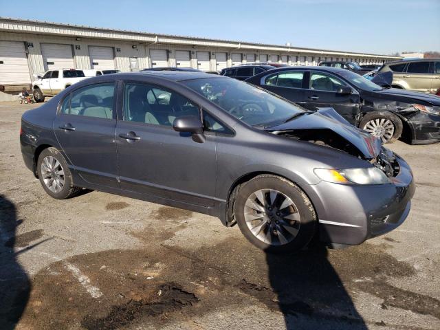 1HGFA16829L014358 - 2009 HONDA CIVIC EX GRAY photo 4