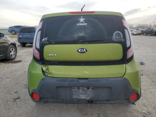 KNDJP3A50E7707464 - 2014 KIA SOUL + GREEN photo 6