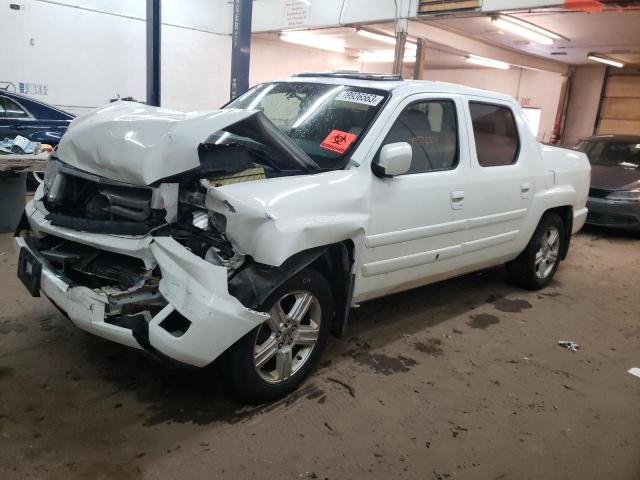 5FPYK1F53AB011350 - 2010 HONDA RIDGELINE RTL WHITE photo 1