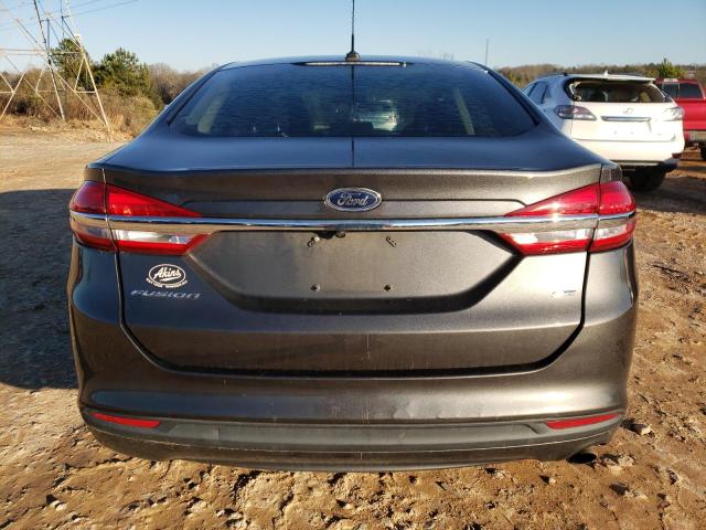 3FA6P0H77HR374937 - 2017 FORD FUSION SE GRAY photo 6