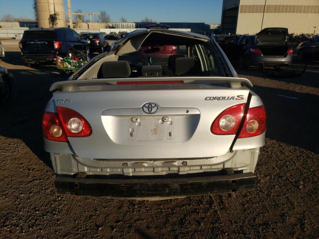 1NXBR32EX5Z451263 - 2005 TOYOTA COROLLA CE SILVER photo 6