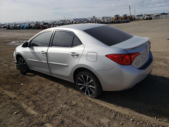 5YFBURHE4KP868917 - 2019 TOYOTA COROLLA L SILVER photo 2