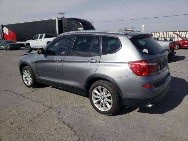 5UXWZ7C30H0V90709 - 2017 BMW X3 SDRIVE28I GRAY photo 2