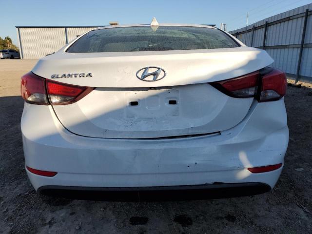 5NPDH4AE7GH744526 - 2016 HYUNDAI ELANTRA SE WHITE photo 6