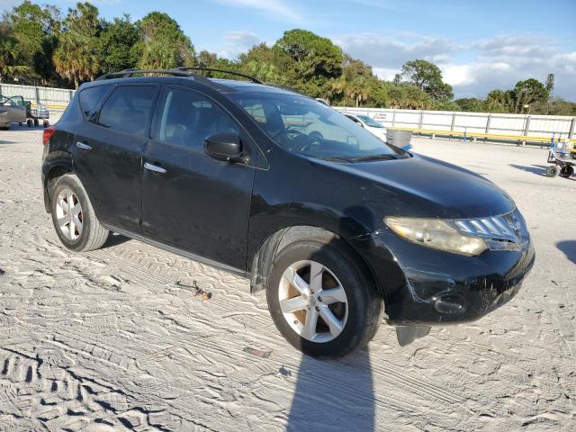 JN8AZ18U39W003464 - 2009 NISSAN MURANO S BLACK photo 4