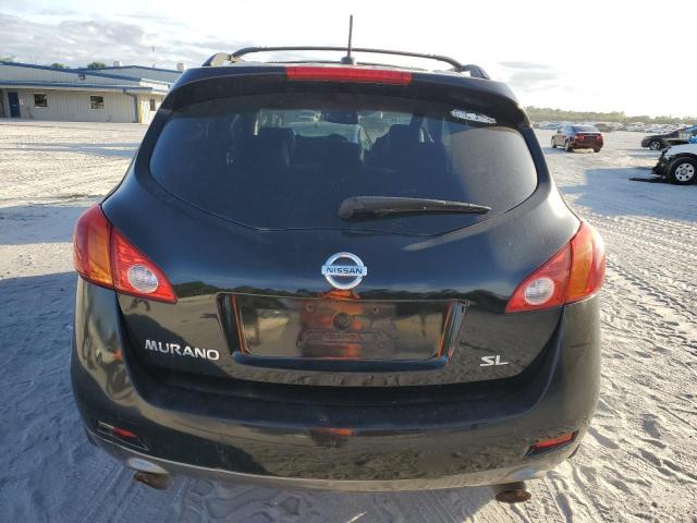 JN8AZ18U39W003464 - 2009 NISSAN MURANO S BLACK photo 6