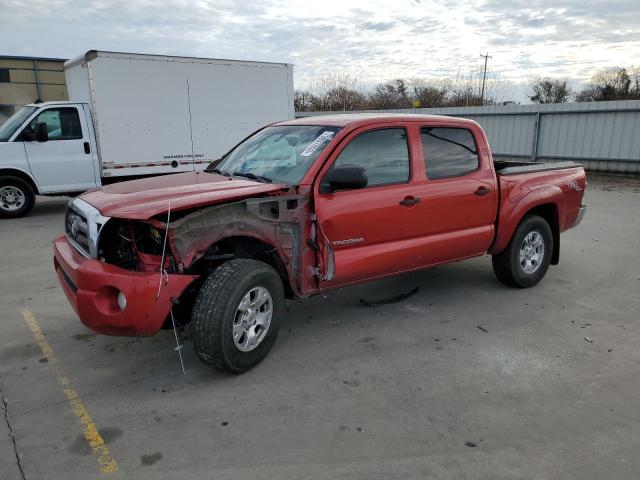 5TELU4ENXAZ746941 - 2010 TOYOTA TACOMA DOUBLE CAB RED photo 1