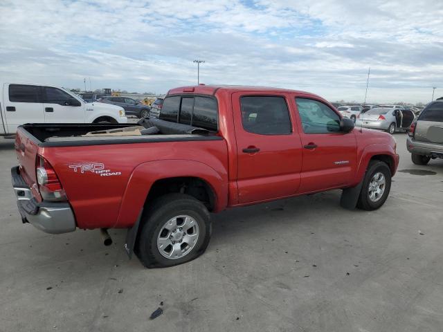 5TELU4ENXAZ746941 - 2010 TOYOTA TACOMA DOUBLE CAB RED photo 3