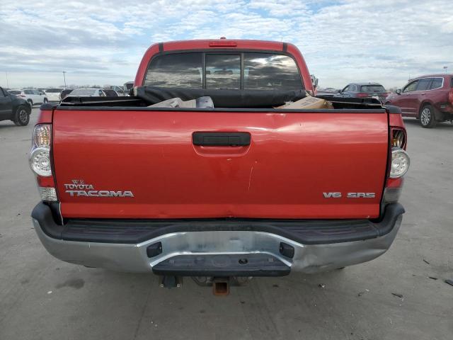 5TELU4ENXAZ746941 - 2010 TOYOTA TACOMA DOUBLE CAB RED photo 6