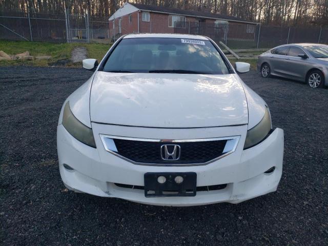 1HGCS22898A003069 - 2008 HONDA ACCORD EXL WHITE photo 5