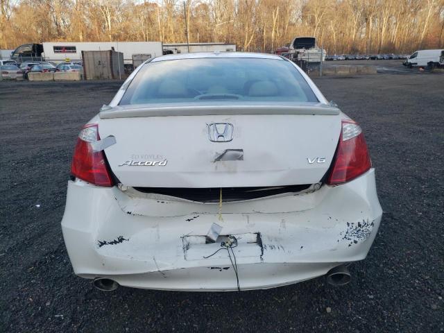 1HGCS22898A003069 - 2008 HONDA ACCORD EXL WHITE photo 6