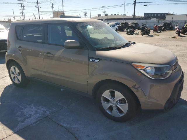 KNDJN2A24F7218900 - 2015 KIA SOUL BROWN photo 4