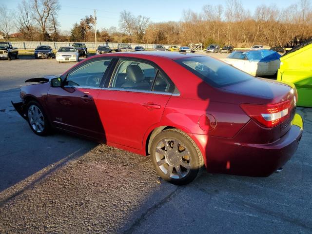 3LNHM26T29R629126 - 2009 LINCOLN MKZ RED photo 2