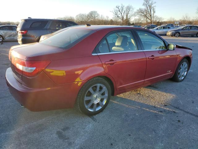 3LNHM26T29R629126 - 2009 LINCOLN MKZ RED photo 3