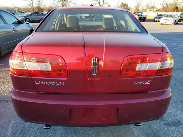 3LNHM26T29R629126 - 2009 LINCOLN MKZ RED photo 6