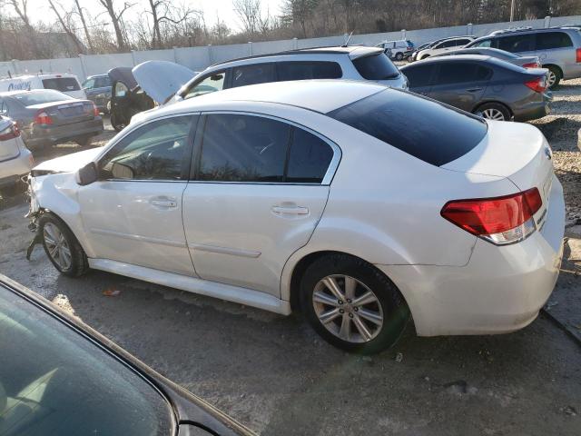 4S3BMBC66B3257402 - 2011 SUBARU LEGACY 2.5I PREMIUM WHITE photo 2