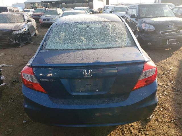 19XFB2F81CE070034 - 2012 HONDA CIVIC EX BLUE photo 6