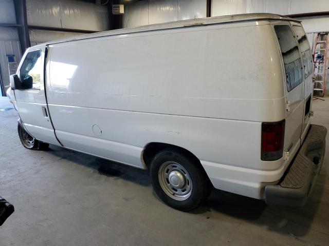 1FTRE14W76DA93680 - 2006 FORD ECONOLINE E150 VAN WHITE photo 2