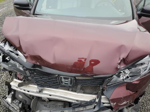 5FNYF8H55KB013377 - 2019 HONDA PASSPORT EXL BURGUNDY photo 12