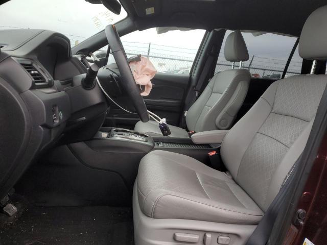 5FNYF8H55KB013377 - 2019 HONDA PASSPORT EXL BURGUNDY photo 7