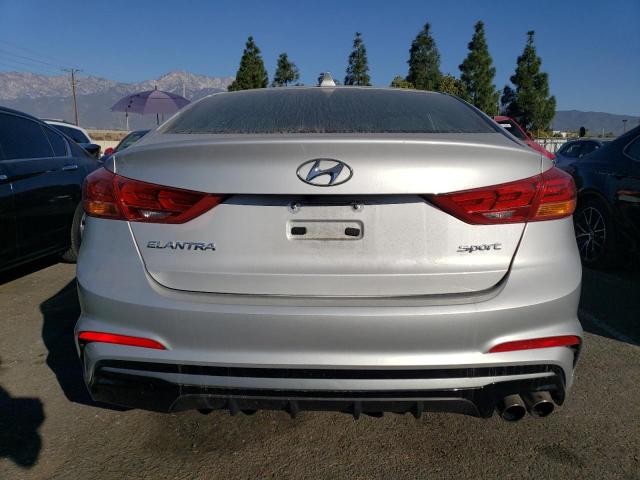 KMHD04LB5HU343876 - 2017 HYUNDAI ELANTRA SPORT SILVER photo 6