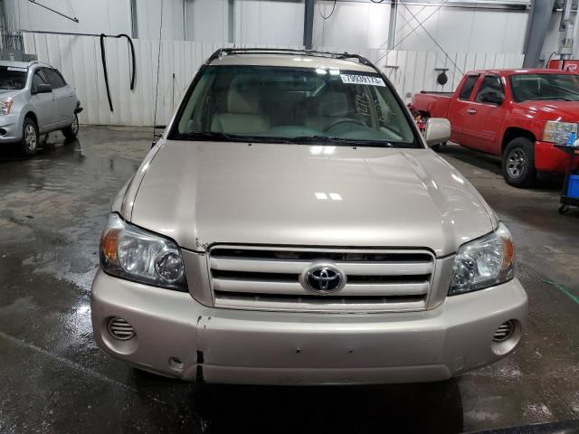 JTEEP21A040044523 - 2004 TOYOTA HIGHLANDER TAN photo 5