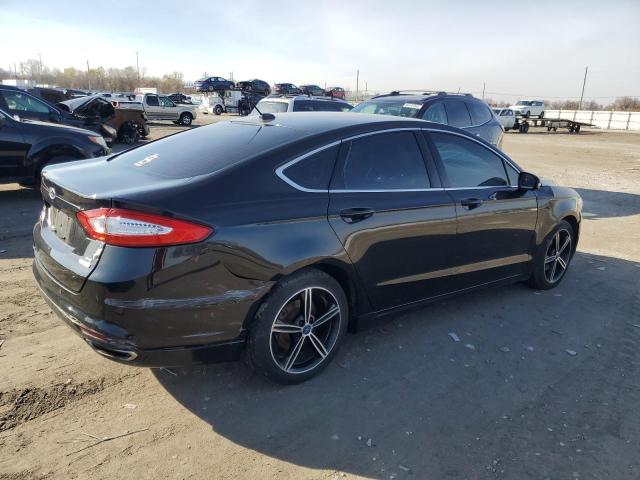 3FA6P0H91DR343419 - 2013 FORD FUSION SE BLACK photo 3