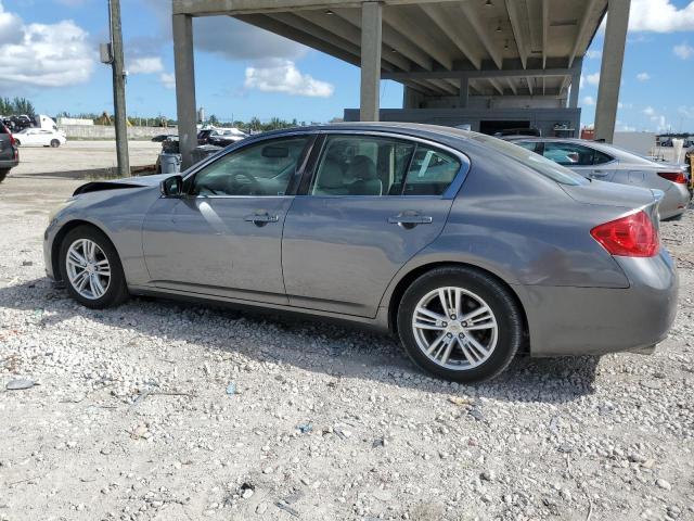 JN1CV6AP0AM405107 - 2010 INFINITI G37 BASE GRAY photo 2