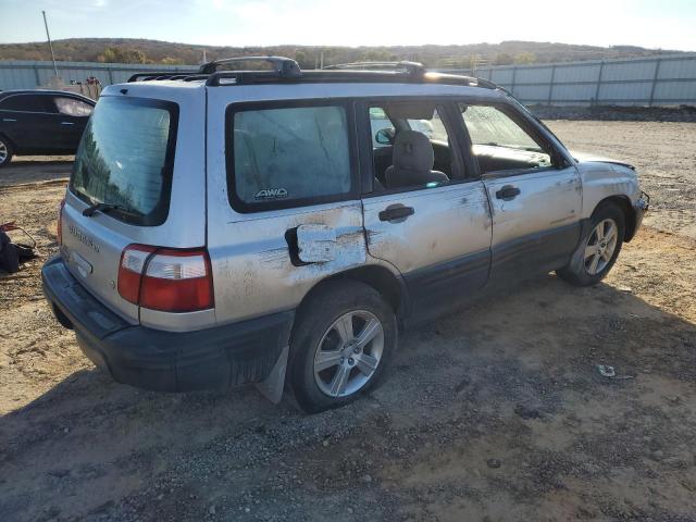 JF1SF63592H722157 - 2002 SUBARU FORESTER L SILVER photo 3