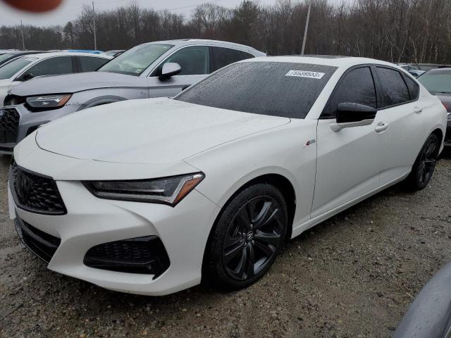 19UUB6F56MA011958 - 2021 ACURA TLX TECH A WHITE photo 1