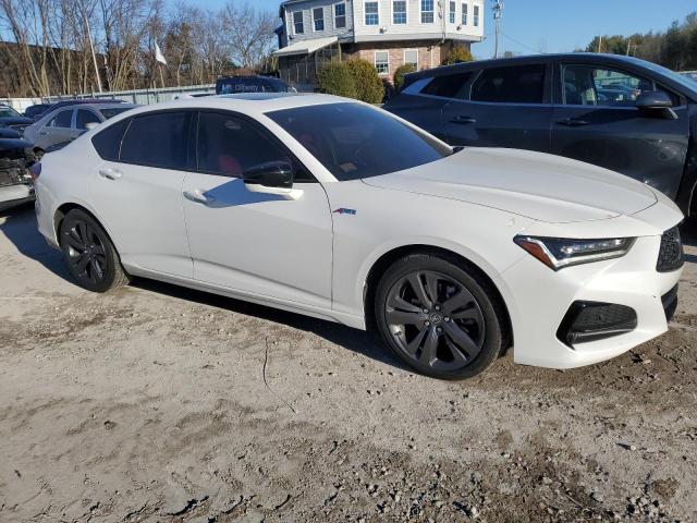 19UUB6F56MA011958 - 2021 ACURA TLX TECH A WHITE photo 4