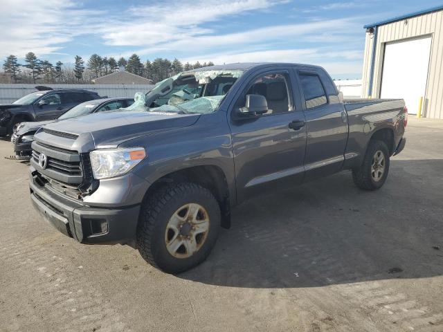 5TFUM5F14EX051969 - 2014 TOYOTA TUNDRA DOUBLE CAB SR/SR5 GRAY photo 1