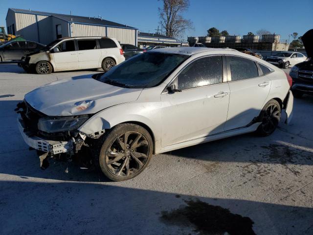 2HGFC2F8XKH505506 - 2019 HONDA CIVIC SPORT WHITE photo 1