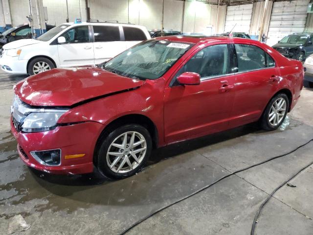 3FAHP0JA1CR168925 - 2012 FORD FUSION SEL RED photo 1