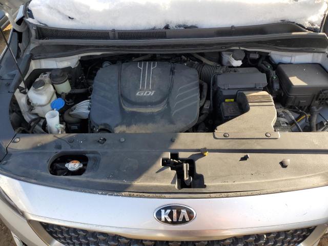 KNDMB5C12H6241967 - 2017 KIA SEDONA LX SILVER photo 12