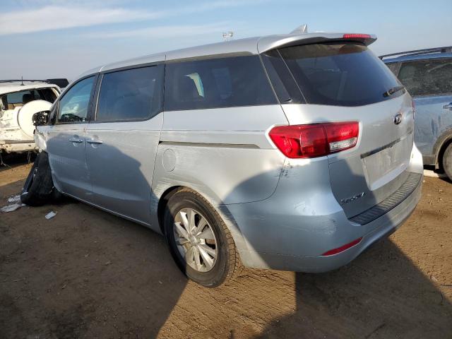 KNDMB5C12H6241967 - 2017 KIA SEDONA LX SILVER photo 2