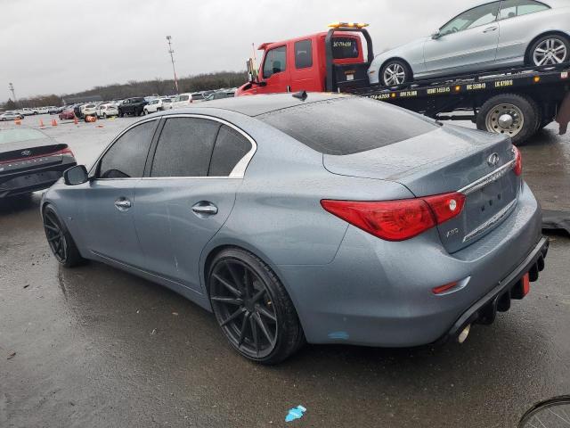 JN1BV7AR8EM702666 - 2014 INFINITI Q50 BASE GRAY photo 2