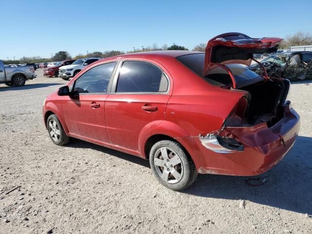 KL1TD5DEXBB233046 - 2011 CHEVROLET AVEO LS RED photo 2