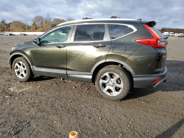 7FARW2H54JE016128 - 2018 HONDA CR-V EX GREEN photo 2