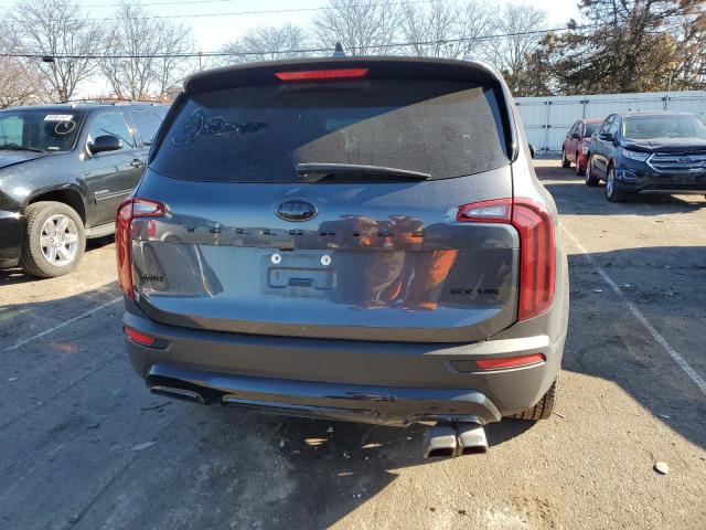 5XYP3DHC7MG172263 - 2021 KIA TELLURIDE EX CHARCOAL photo 6